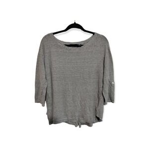 Adrienne Vittadini blue stripe blouse 2X